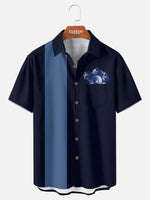 Tall Men's Casper the Friendly Ghost Halloween Short Sleeve Shirt Eleven Oasis