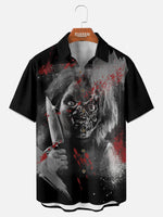 Men's Chucky Child's Play Halloween Short Sleeve Shirt Eleven Oasis