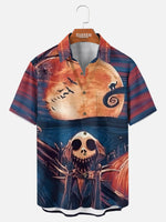 Men's Nightmare Scream Short Sleeve Shirt Eleven Oasis