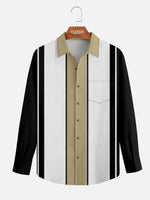 Men's Classic Bowling Style Long Sleeve Shirt Eleven Oasis