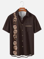 Tall Men's Slasher Icons Halloween Short Sleeve Shirt Eleven Oasis