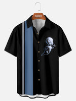 Men's Casper the Friendly Ghost Retro Halloween Short Sleeve Shirt Eleven Oasis