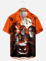 Tall Men's Horror Legends Halloween Short Sleeve Shirt Eleven Oasis