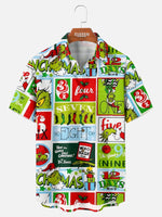 Men's Grinch Countdown Christmas Short Sleeve Shirt Eleven Oasis