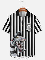 Men's Beetlejuice Sandworm Halloween Short Sleeve Shirt ElevenOasis