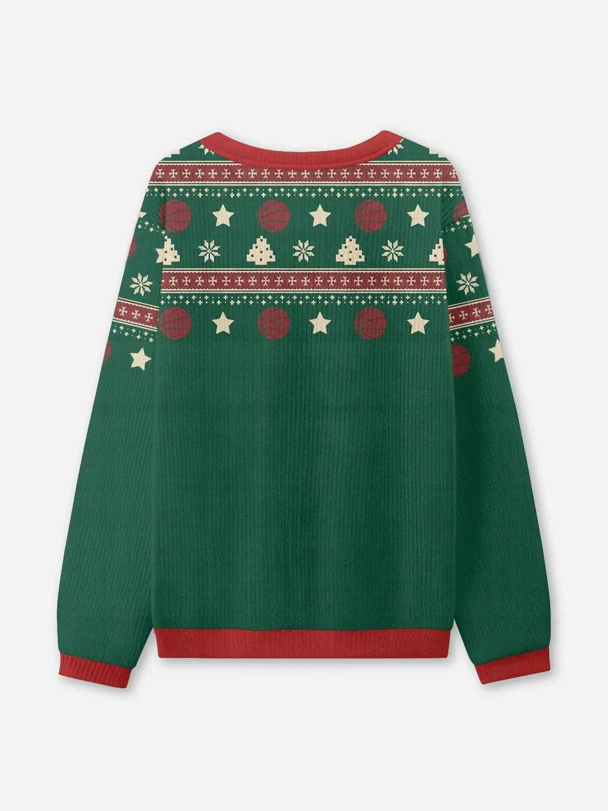 He is "Rizzin" Jesus Dunks Ugly Christmas Sweatshirt ElevenOasis