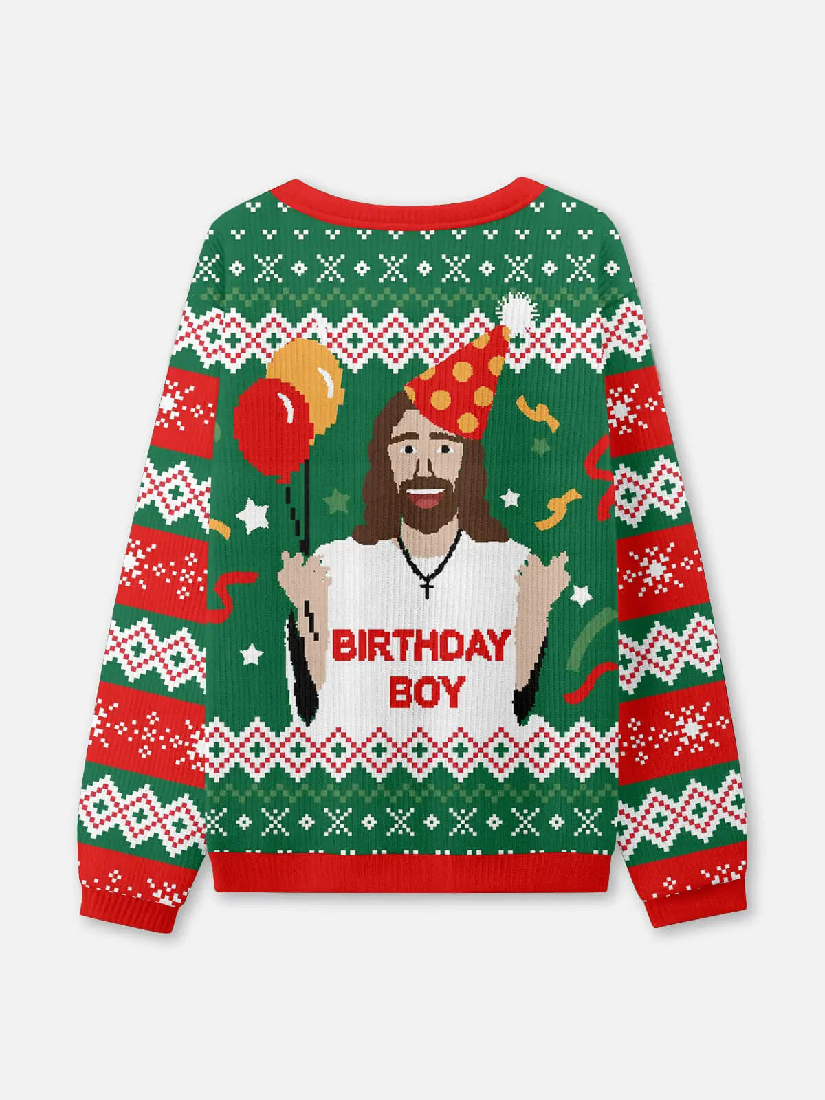 Birthday Boy Ugly Christmas Sweatshirt ElevenOasis