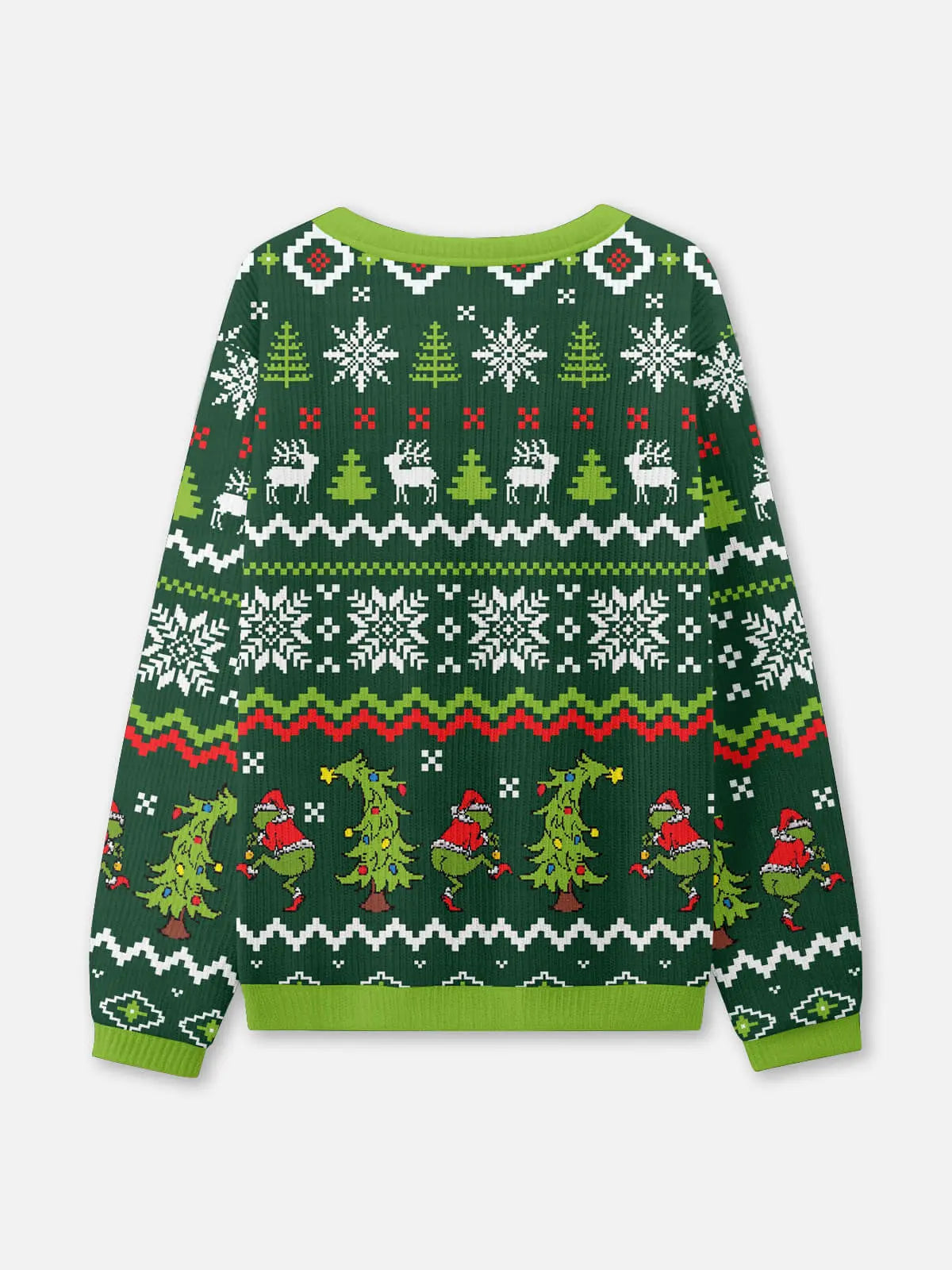 Merry F*ing Christmas Grinch Ugly Christmas Sweatshirt ElevenOasis