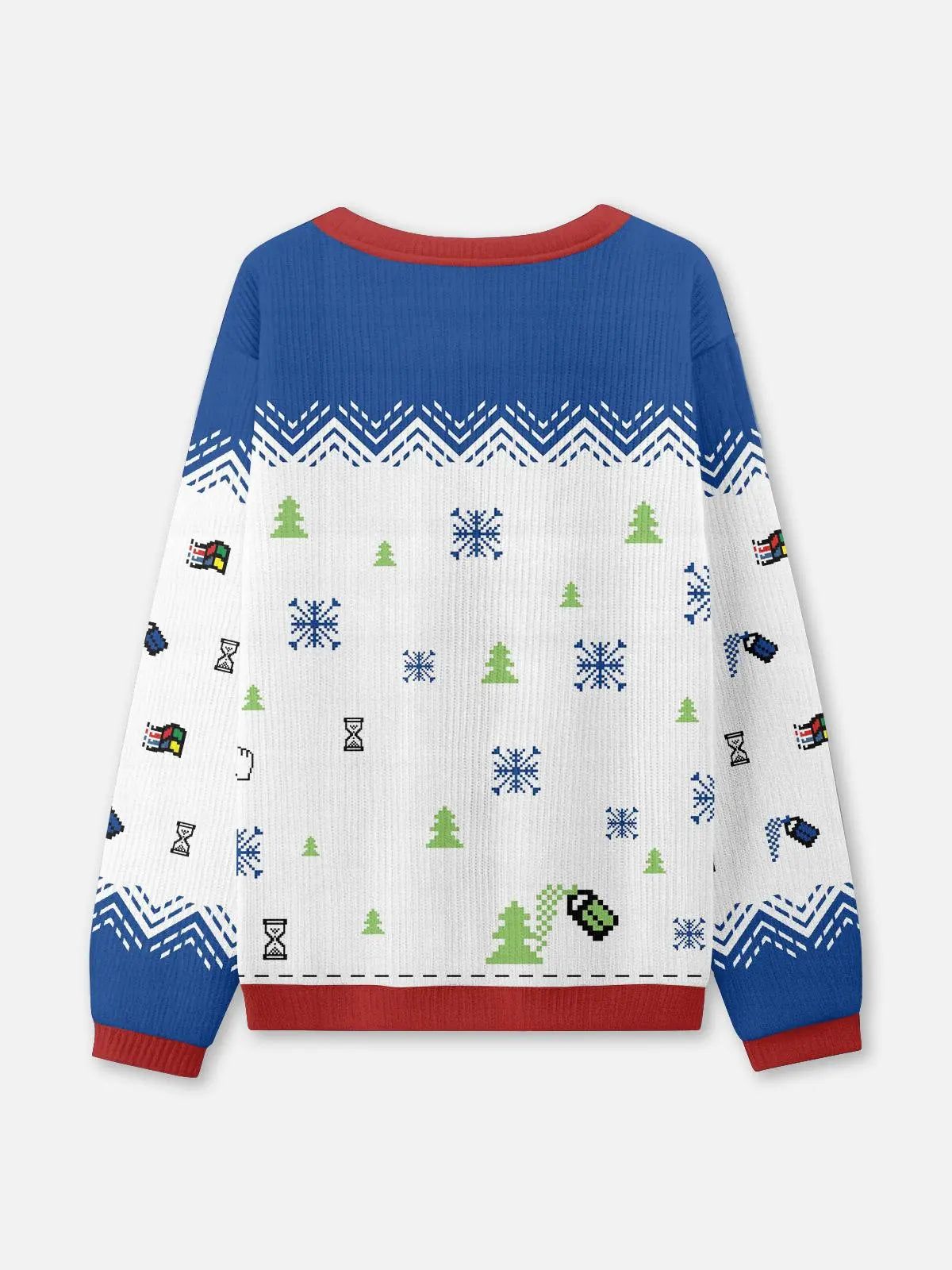Retro Paint Program Ugly Christmas Sweatshirt