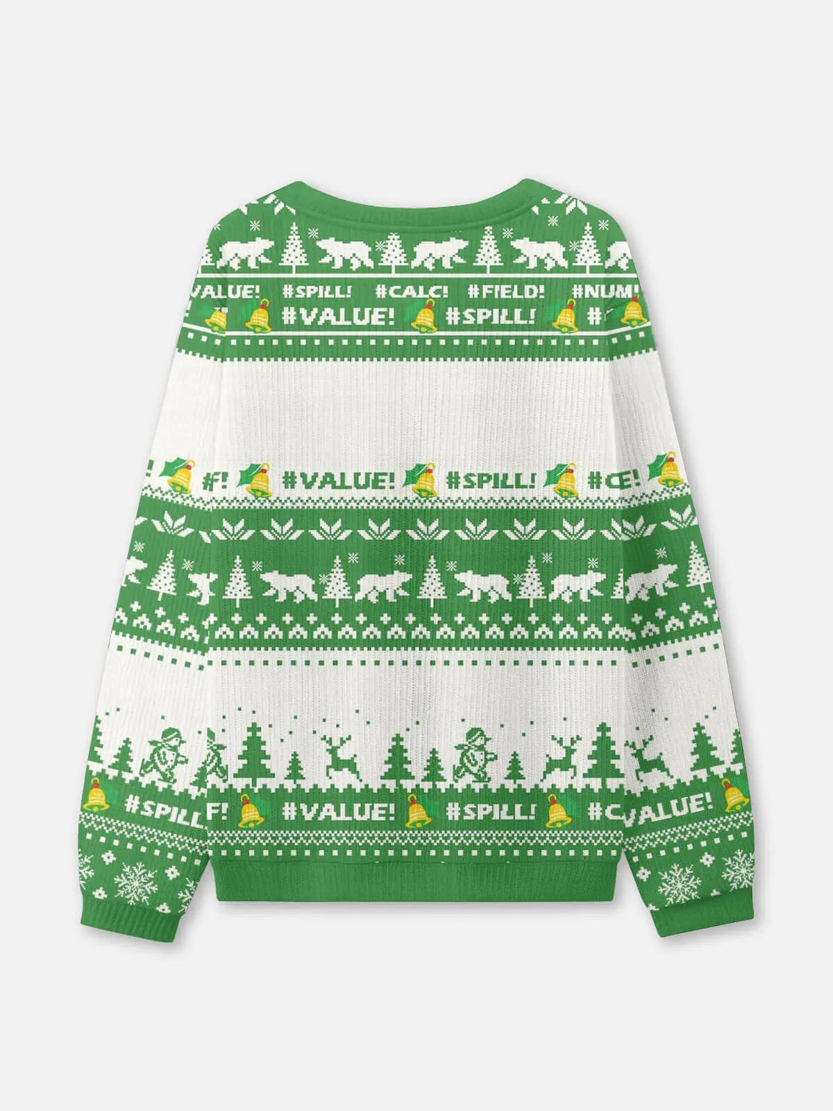 Excel Spreadsheet Maker Ugly Christmas Sweatshirt ElevenOasis