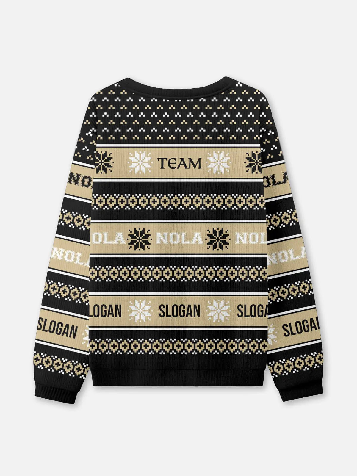Custom New Orleans Logo Football Sweatshirt Eleven Oasis