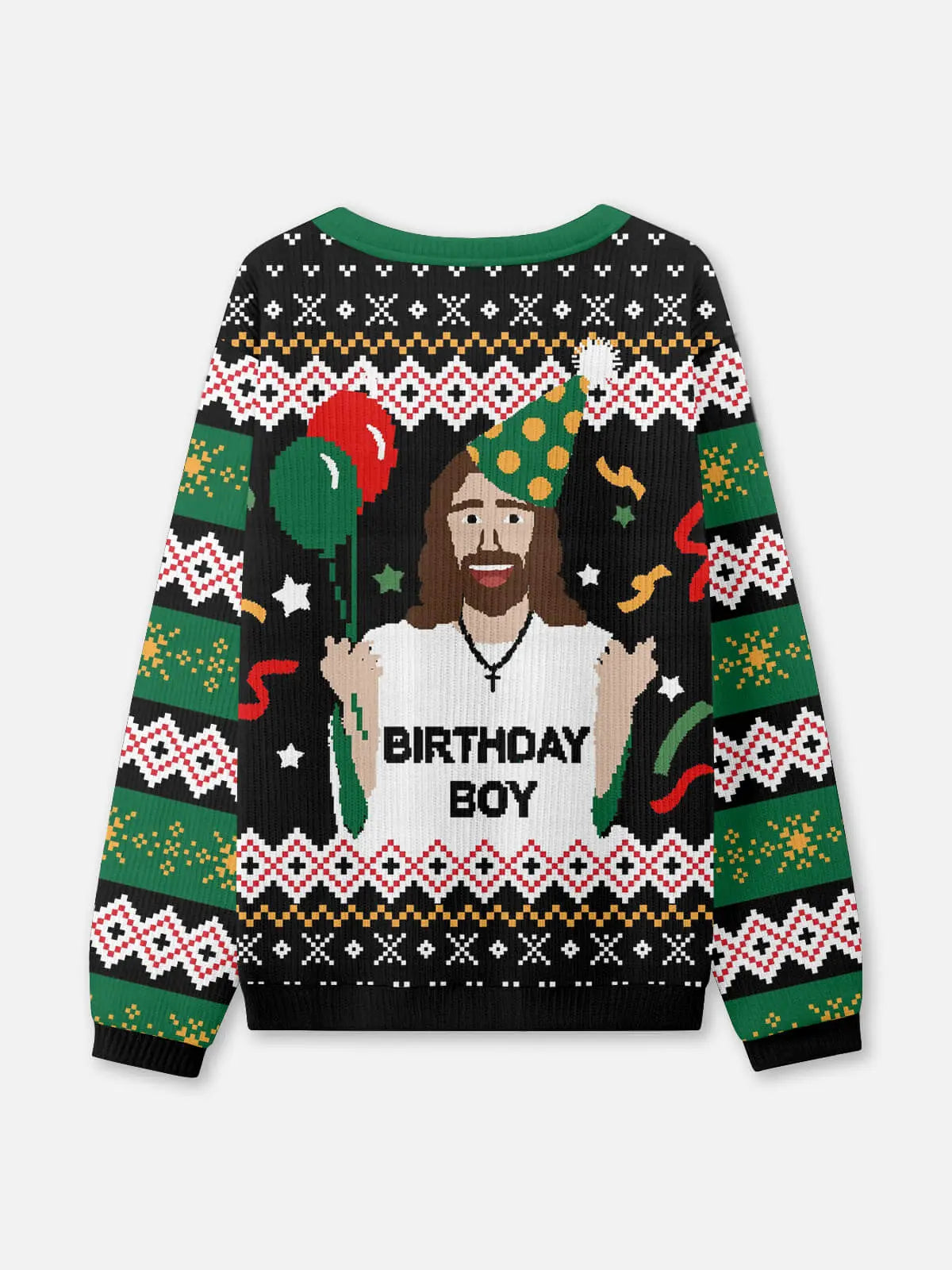 Birthday Boy Ugly Christmas Sweatshirt ElevenOasis