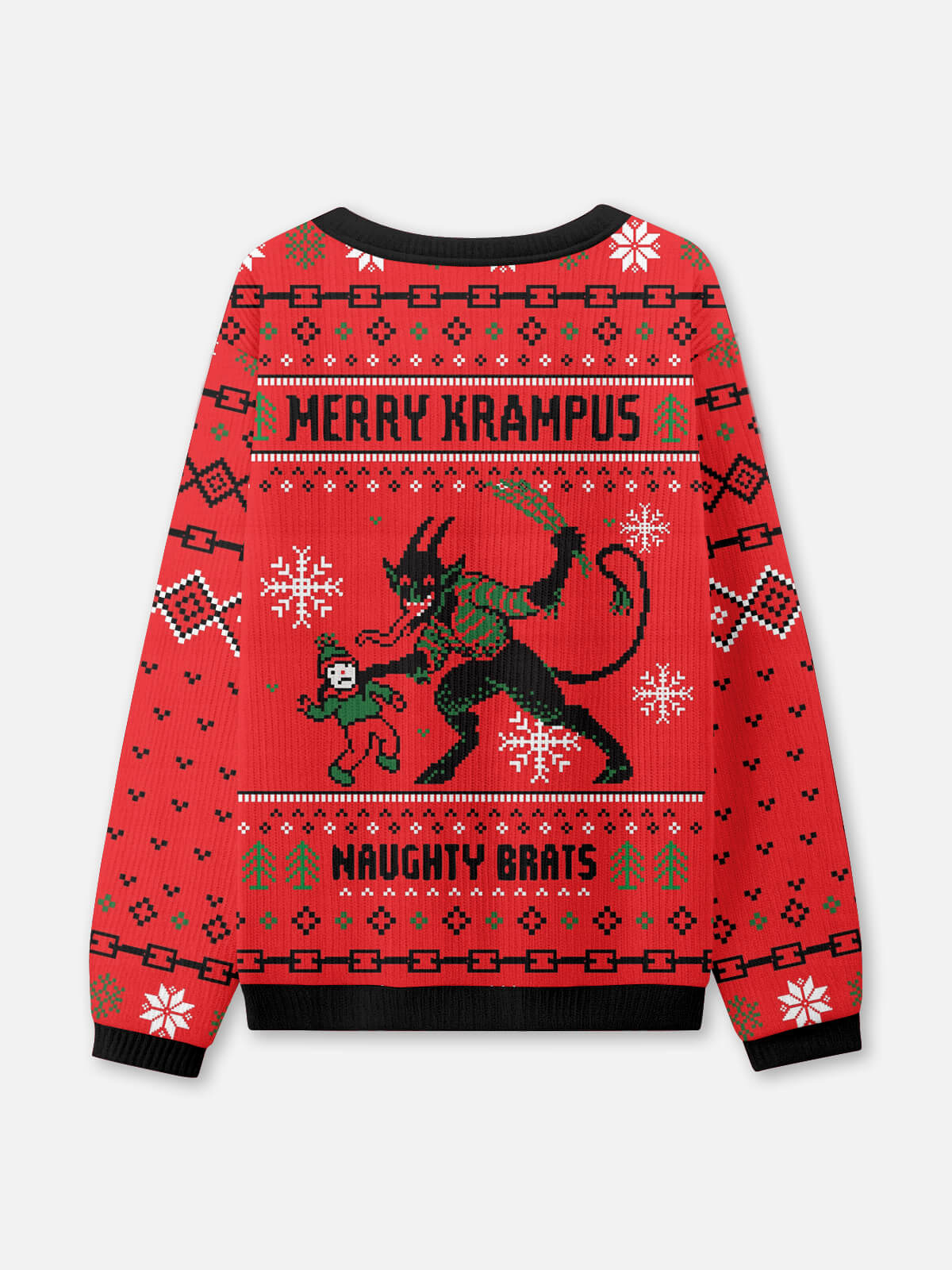 Merry Krampus Ugly Christmas Sweater Eleven Oasis