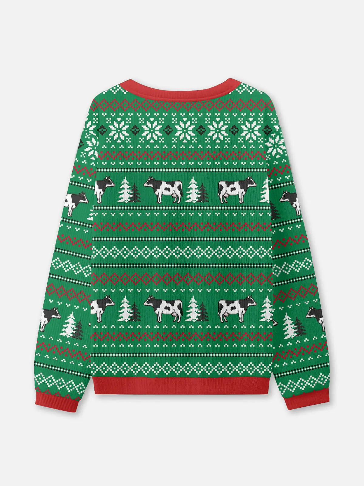 Cool Cow Ugly Christmas Sweatshirt ElevenOasis