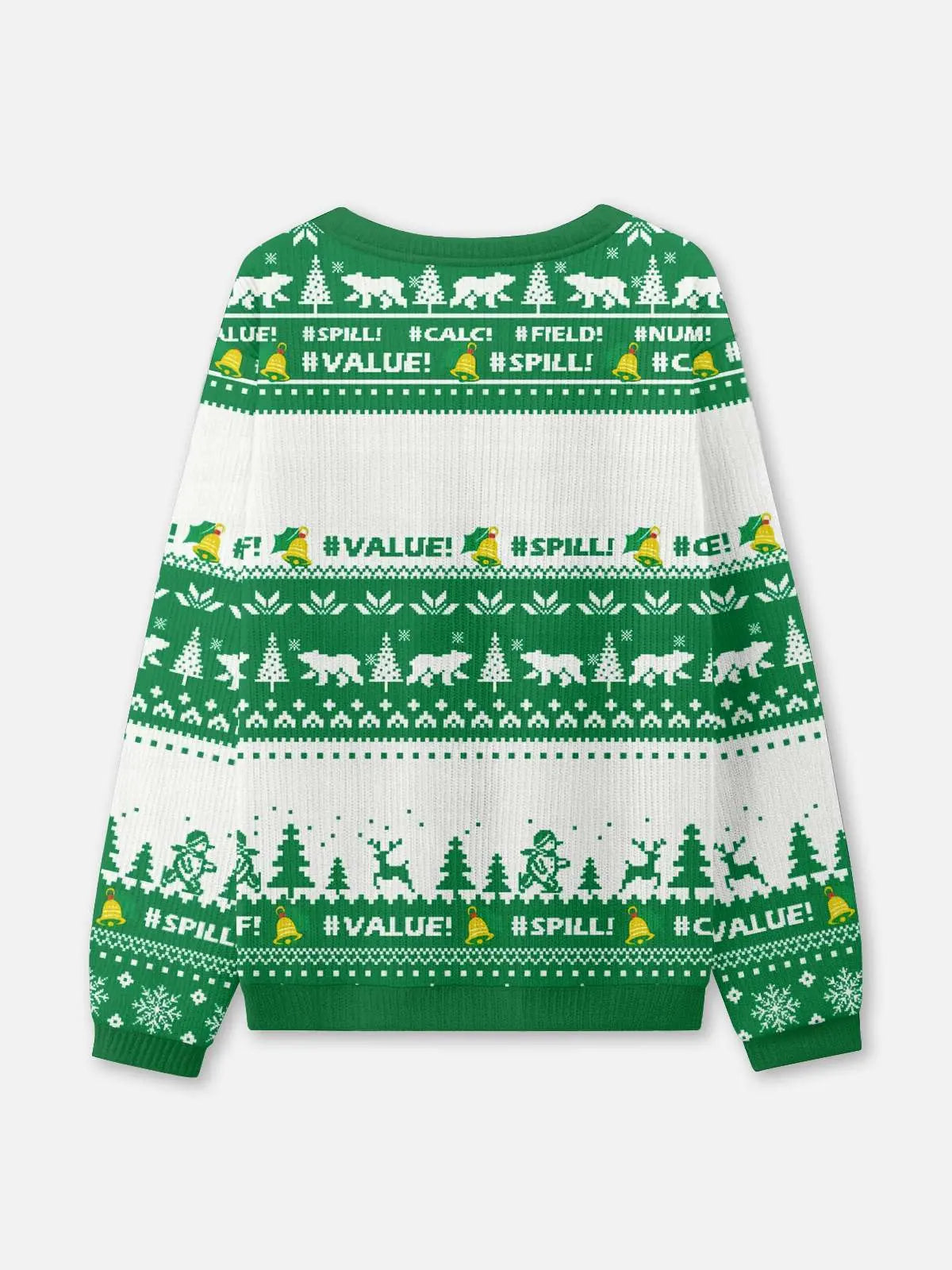 Santa's Budget Sheet Ugly Christmas Sweatshirt