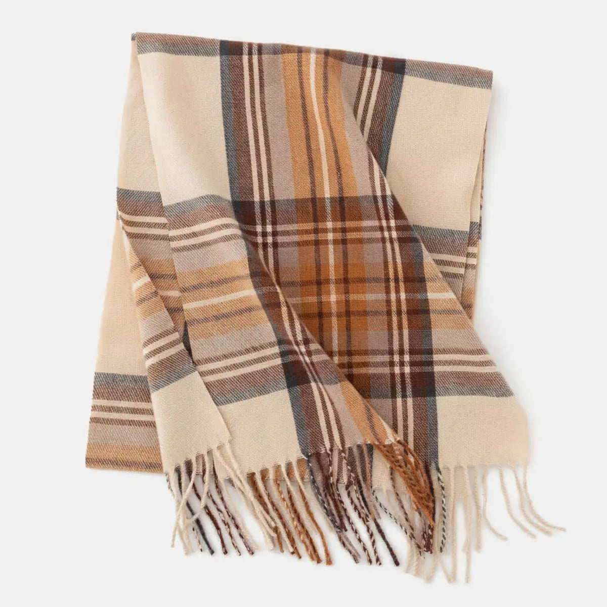 Ultra Soft Plaid Winter Scarf ElevenOasis