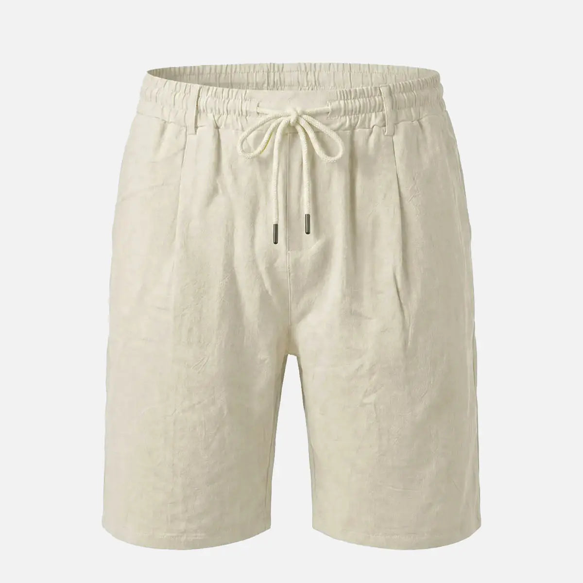Men's Linen Cotton Blend Drawstring Shorts Eleven Oasis