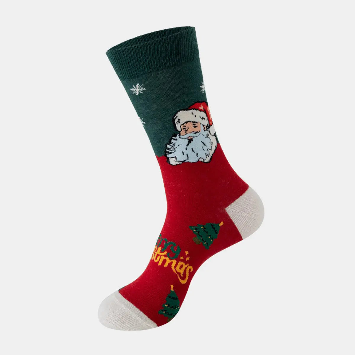 Classic Christmas Pattern Crew Socks ElevenOasis