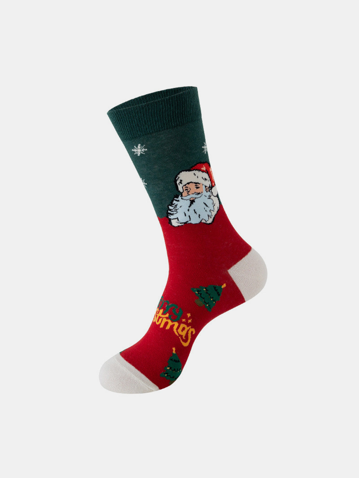 Classic Christmas Pattern Crew Socks ElevenOasis