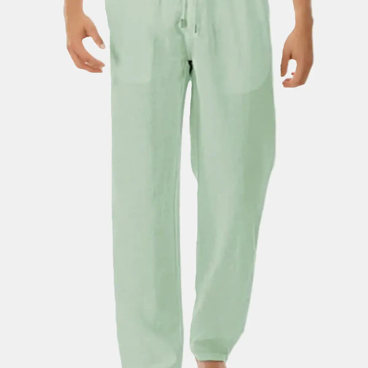 Men's Printed Solid Color Casual Long Pants ElevenOasis