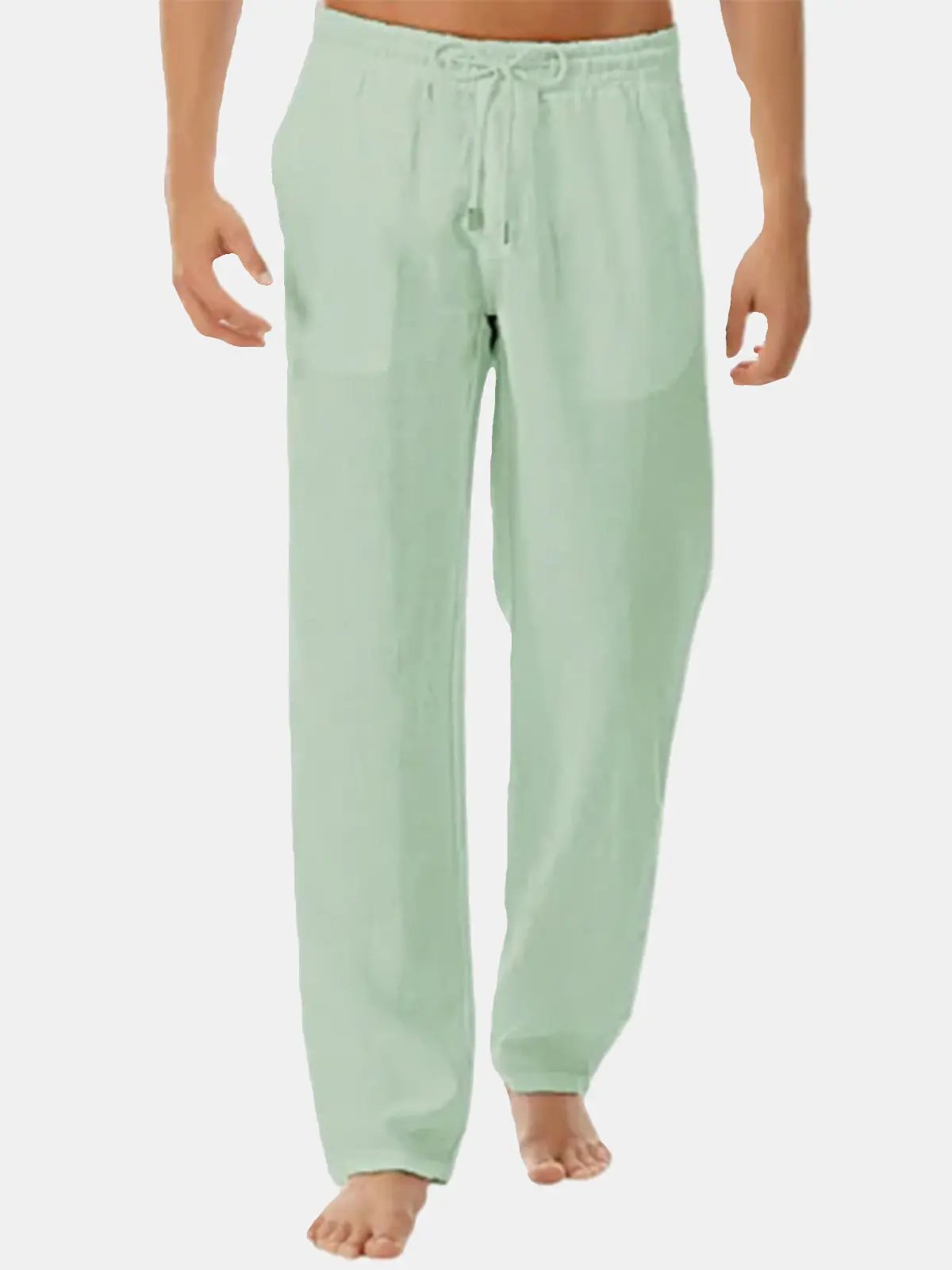 Men's Printed Solid Color Casual Long Pants ElevenOasis