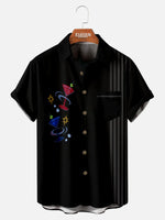 Men's Atomic Cocktail Lounge Short Sleeve Shirt Eleven Oasis