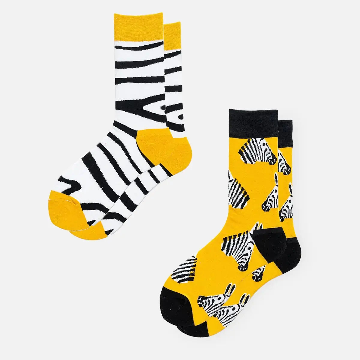 Men's Animal Pattern Crew Socks Eleven Oasis