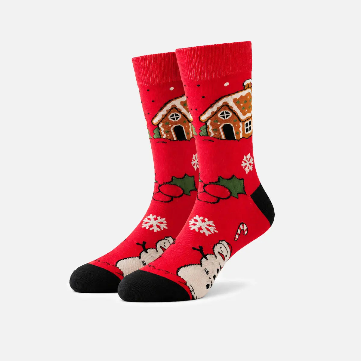 Men's Creepy Christmas Novelty Crew Socks