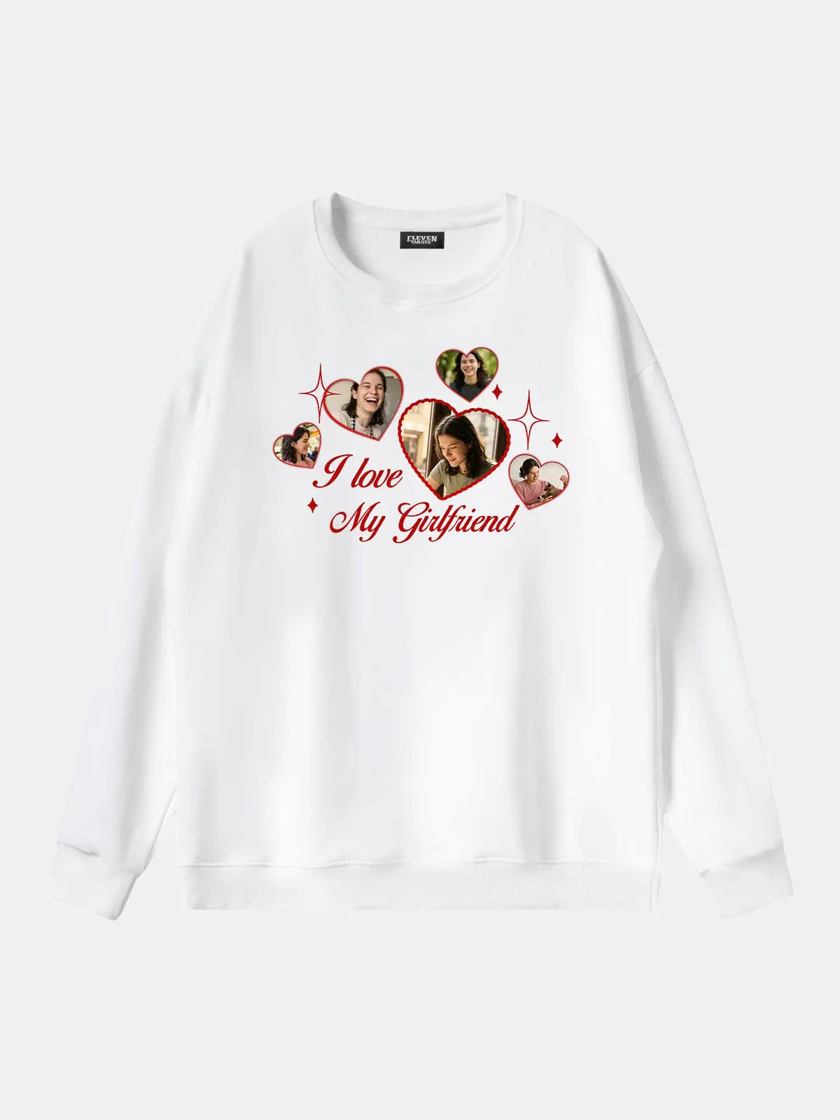Custom Love Photo Sweatshirt Eleven Oasis