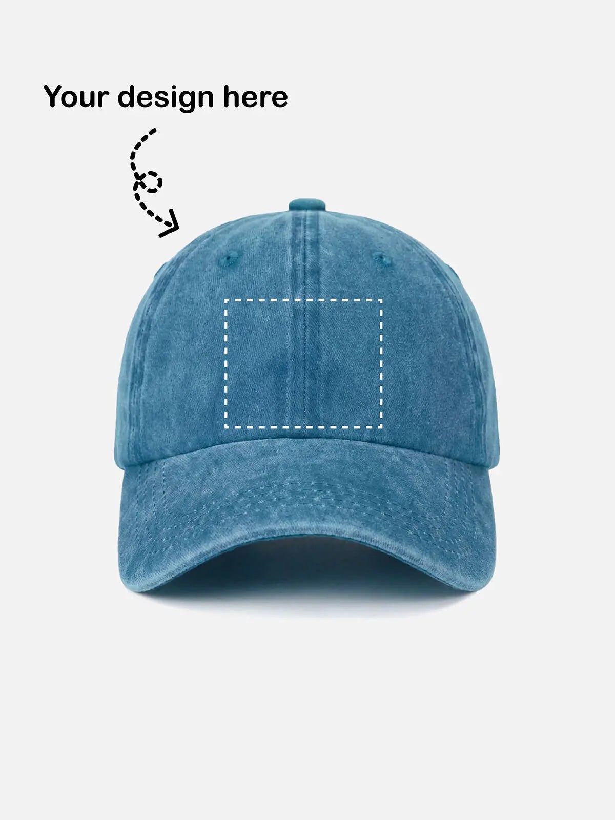 Customizable Washed Cotton Baseball Cap ElevenOasis