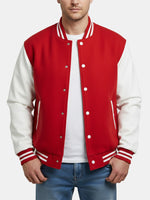 Men's Classic Colorblock Varsity Jacket ElevenOasis