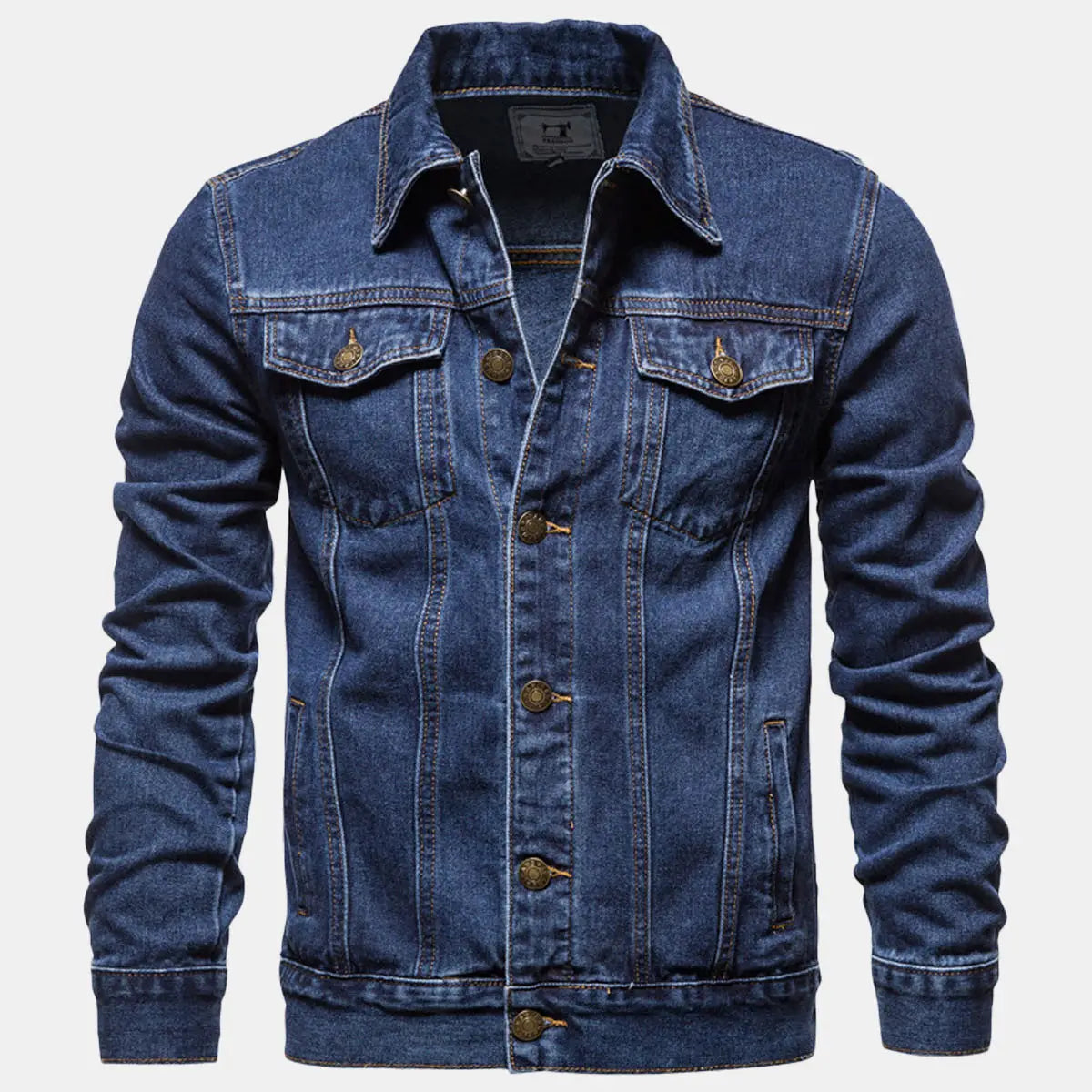 Men's Classic Button Denim Jacket ElevenOasis