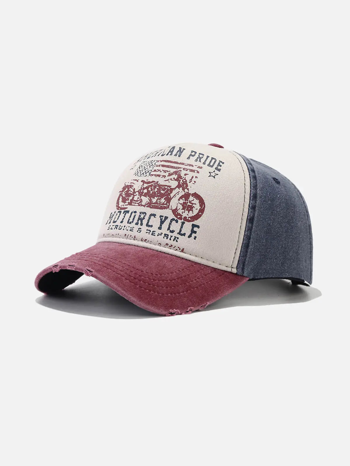 Vintage American Pride Motorcycle Baseball Cap Eleven Oasis