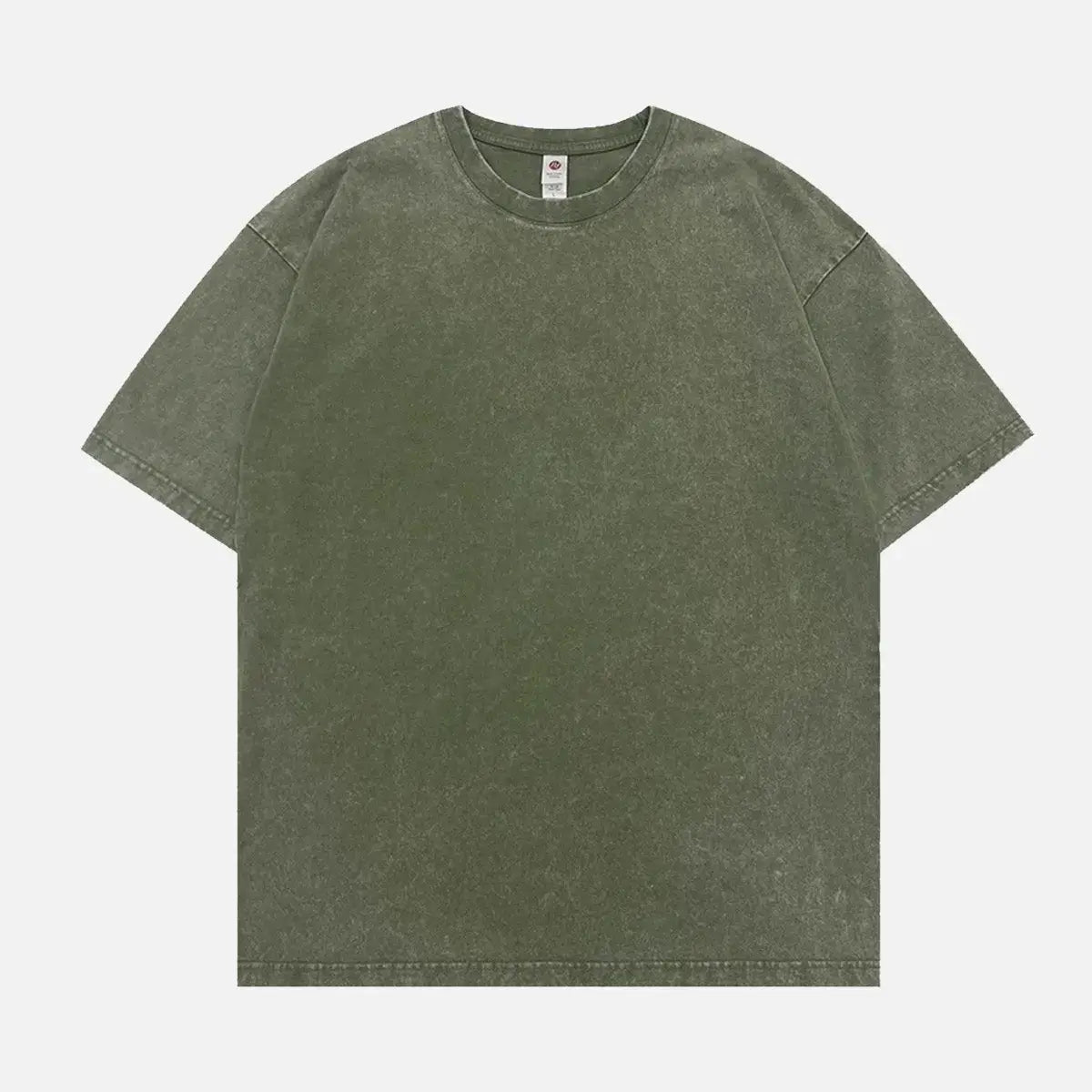 Acid Wash Cotton Basic T-Shirt - 6 Colors ElevenOasis