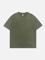 Acid Wash Cotton Basic T-Shirt - 6 Colors ElevenOasis