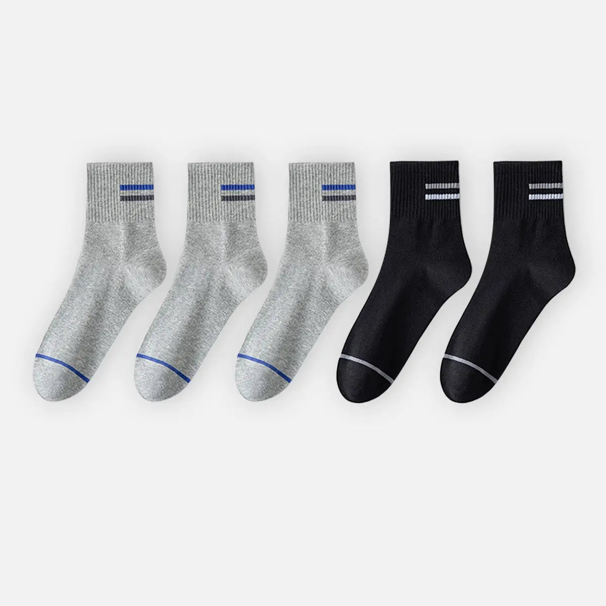 Men's All-Season Crew Socks 5-Pack Eleven Oasis