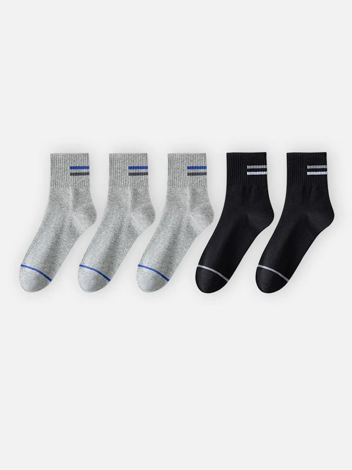 Men's All-Season Crew Socks 5-Pack Eleven Oasis