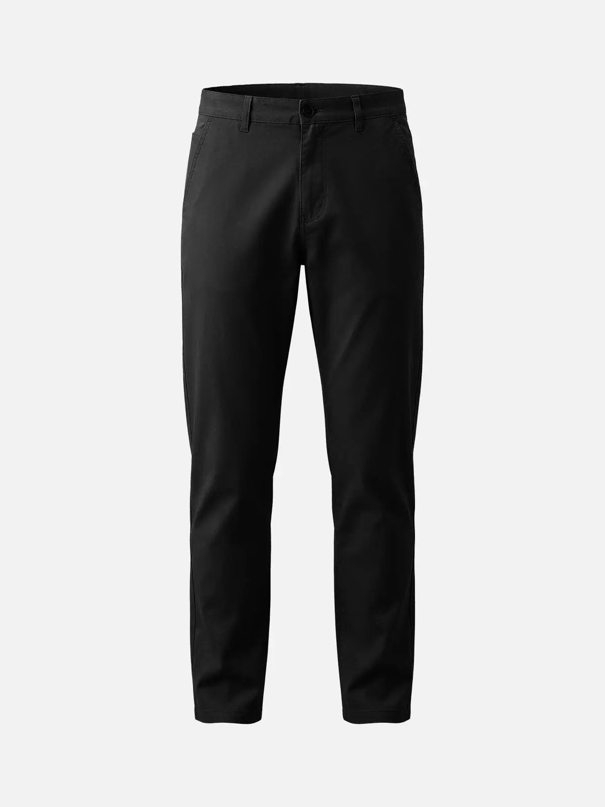 Men's Buttoned Welt Pocket Tapered Stretch Cotton Chino Pants ElevenOasis