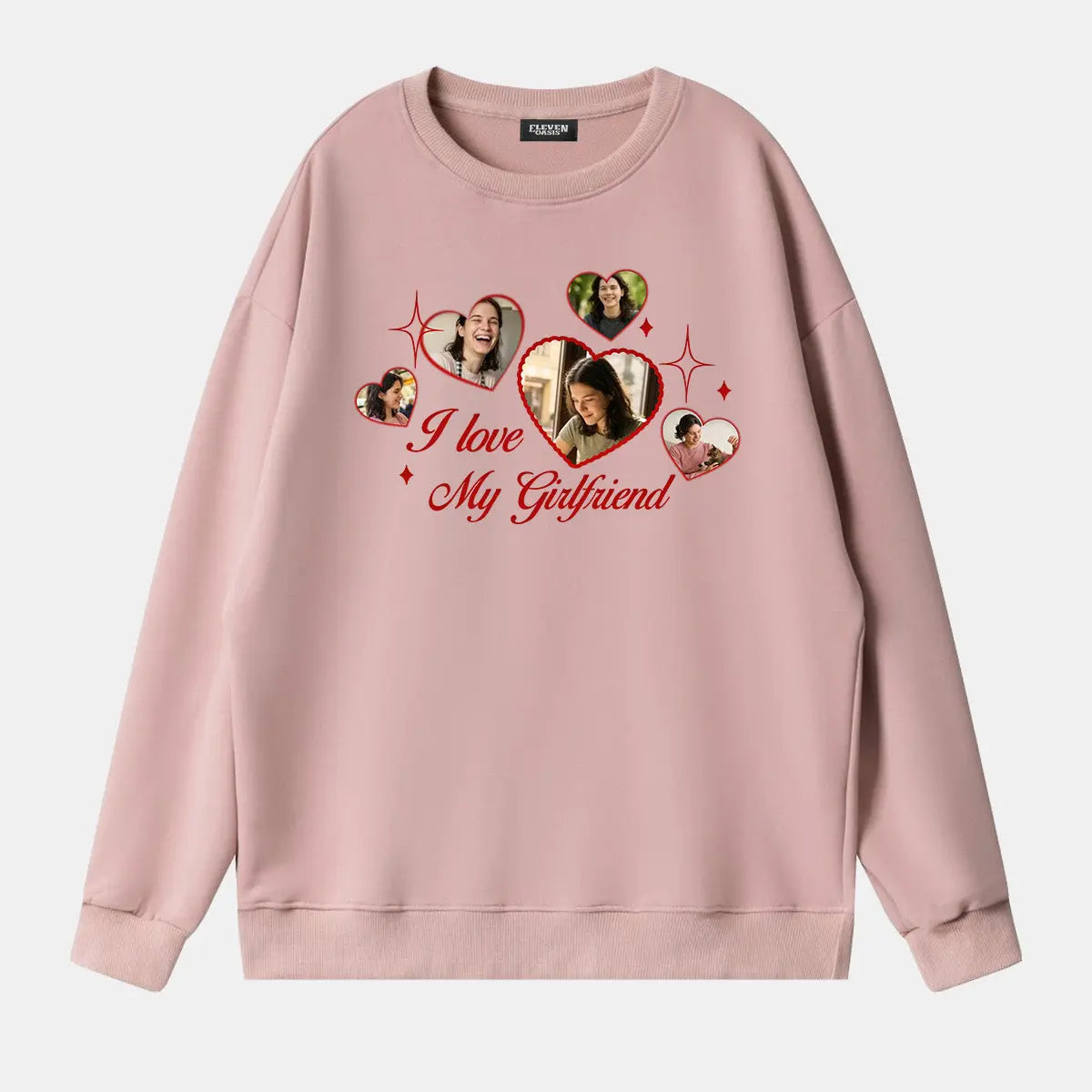 Custom Love Photo Sweatshirt Eleven Oasis