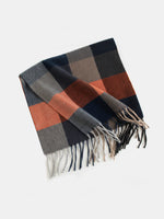 Classic Check Knit Winter Scarf ElevenOasis