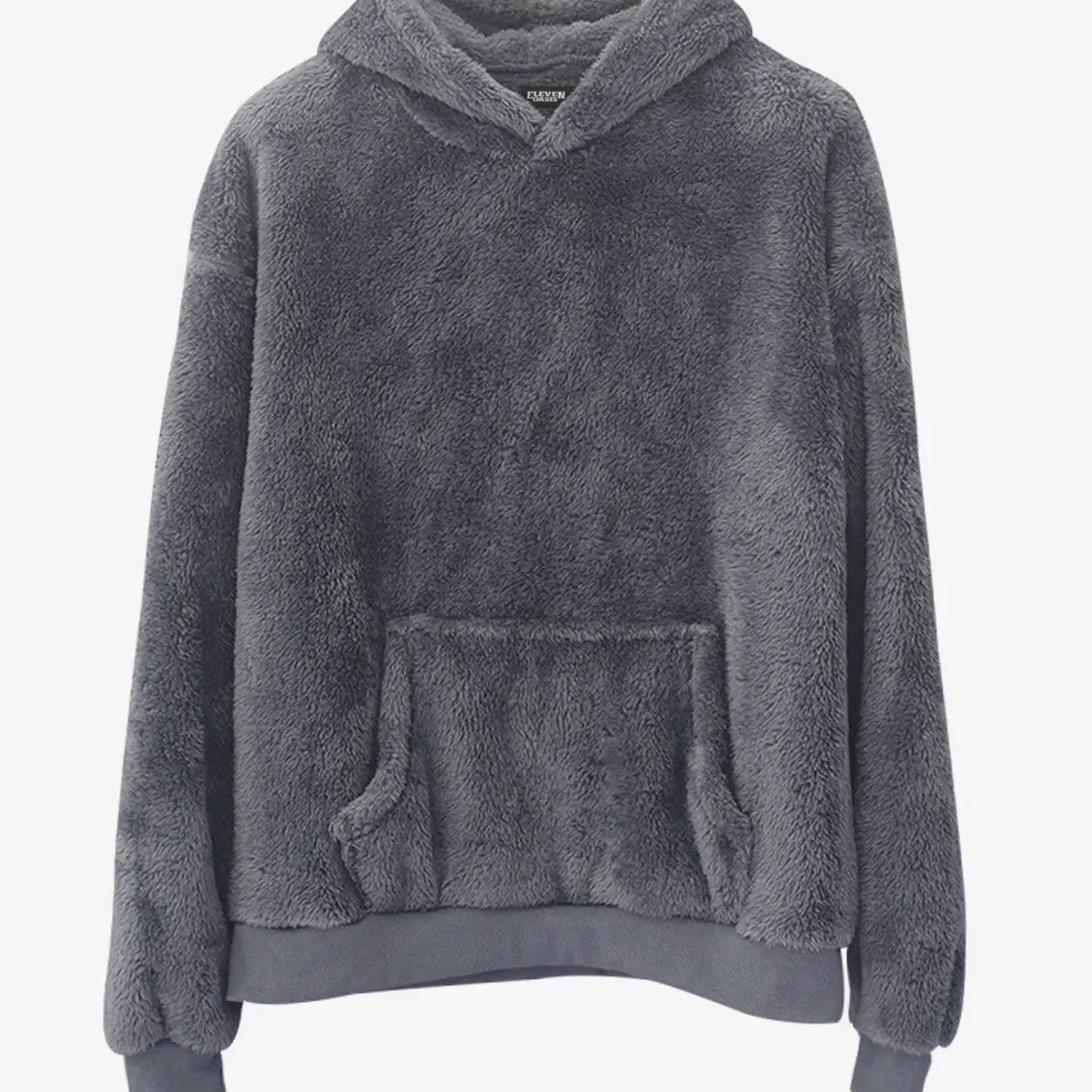 Men's Plush Sherpa Fleece Hoodie ElevenOasis