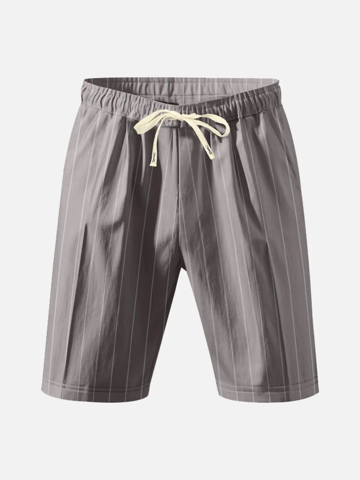 Men's Pinstripe Linen Blend Drawstring Shorts Eleven Oasis
