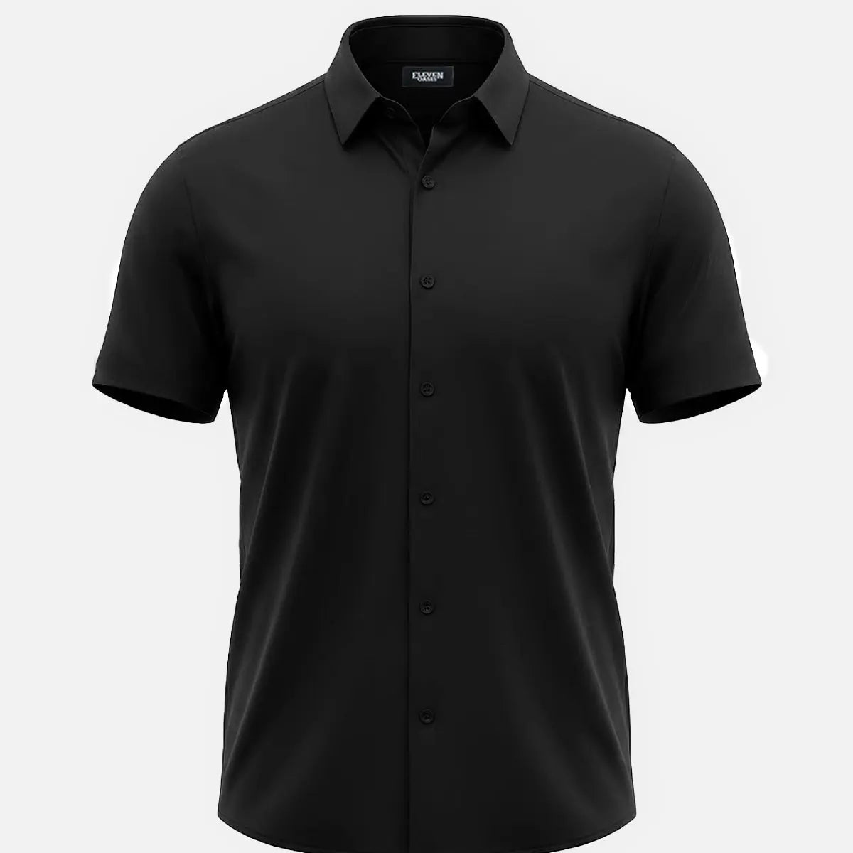 Men's Classic Stretch Slim Fit Short Sleeve Shirt ElevenOasis