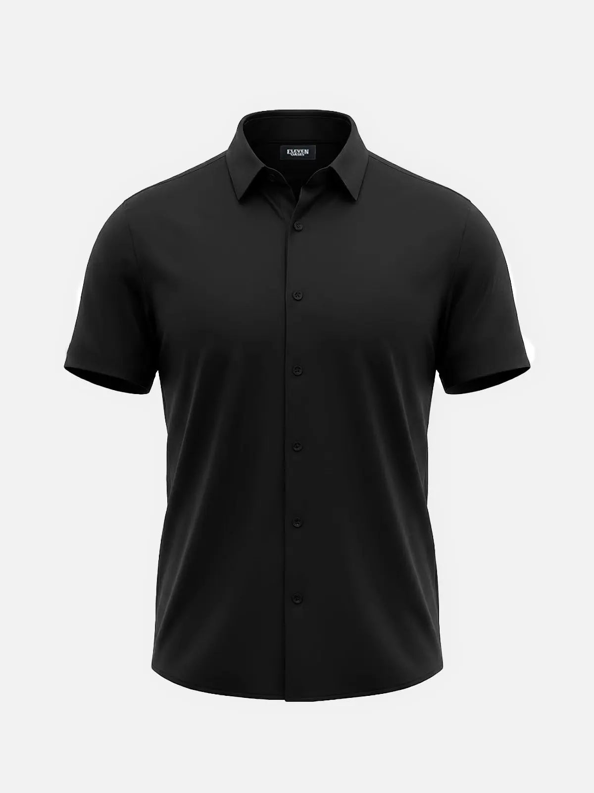 Men's Classic Stretch Slim Fit Short Sleeve Shirt ElevenOasis