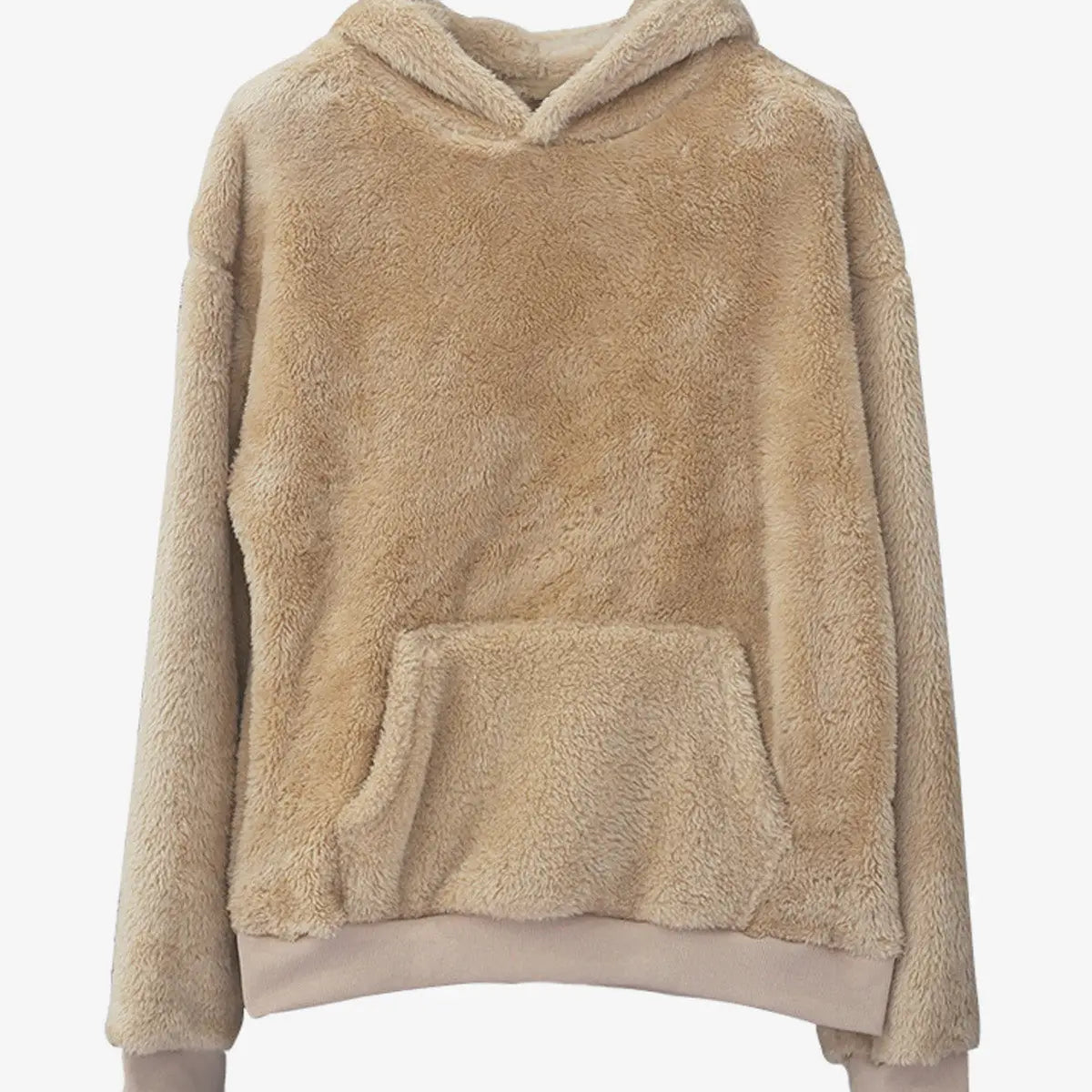 Men's Plush Sherpa Fleece Hoodie ElevenOasis