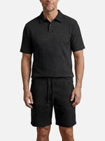 Men's Slim Fit Short Sleeve Polo & Shorts Set