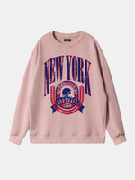 New York American Football Crest Sweatshirt Eleven Oasis