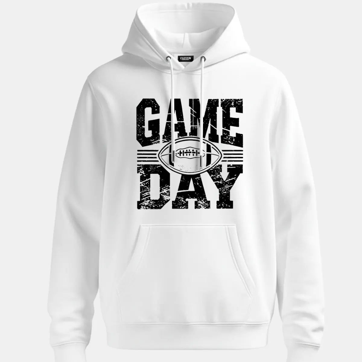 Game Day Football Graphic Hoodie Eleven Oasis