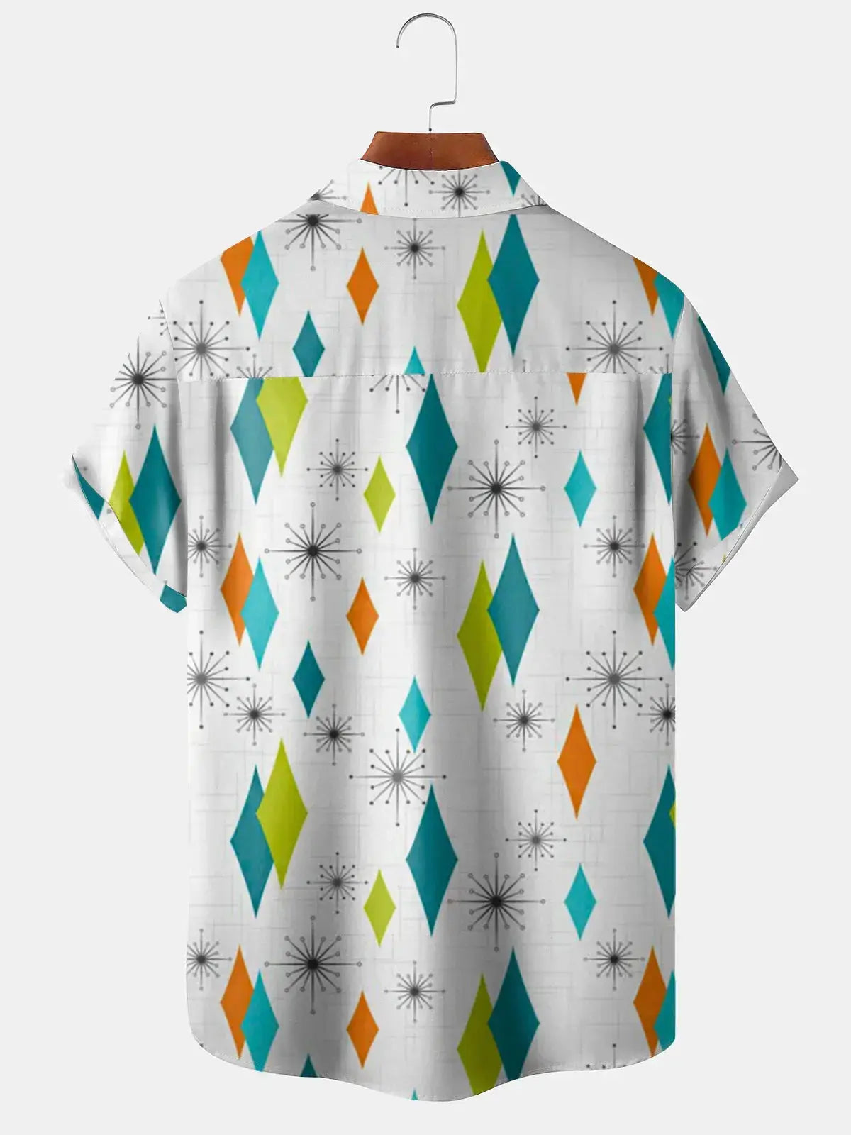 Men's Geometric Print Short Sleeve Casual ShirtMens short sleeve shirts Big and tall Mens shirts Short sleeve shirts for men Mens 4xl shirts Casual short sleeve shirts