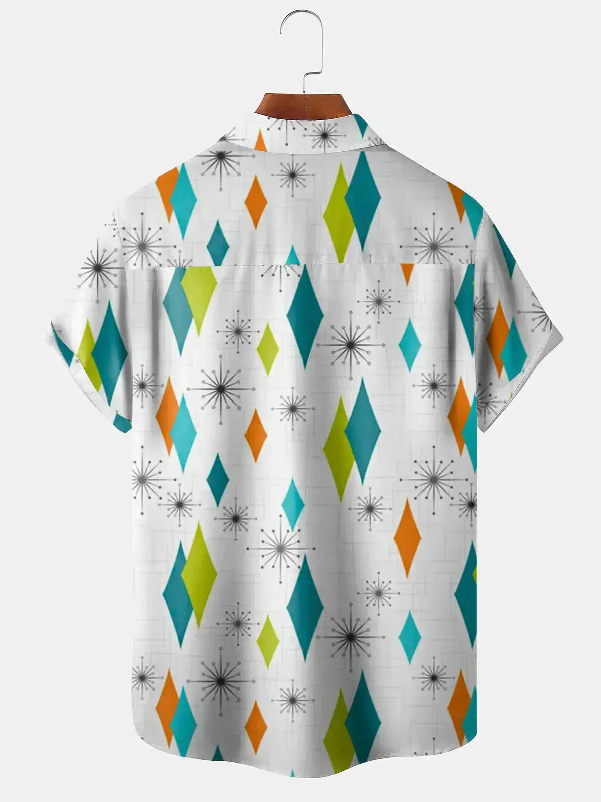 Men's Geometric Print Short Sleeve Casual ShirtMens short sleeve shirts Big and tall Mens shirts Short sleeve shirts for men Mens 4xl shirts Casual short sleeve shirts